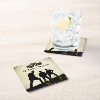 The Dark & The Light - Beer Mats Square Paper Coaster