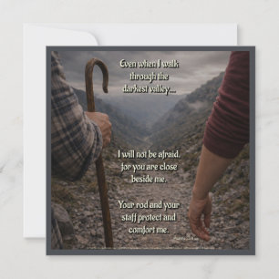 The darkest valley card