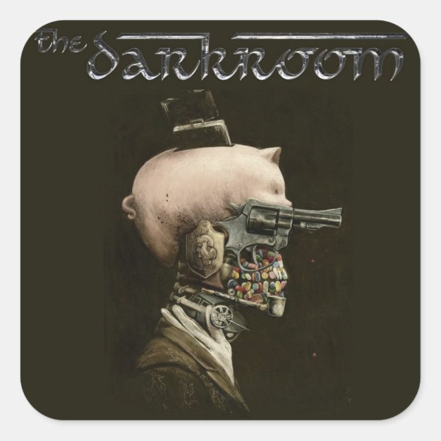 The Darkroom Skull Sticker (Front)