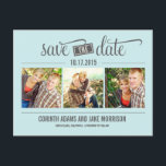 "THE" Date - Save The Date Card<br><div class="desc">This chic and modern postcard stylishly requests your guests to save the date. Also available in other colours. Matching stamp and magnet option also available. 



com</div>