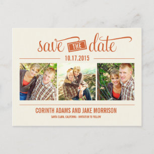 "THE" Date - Save The Date Card