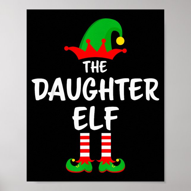 The Daughter Elf Matching Family Christmas  Poster (Front)