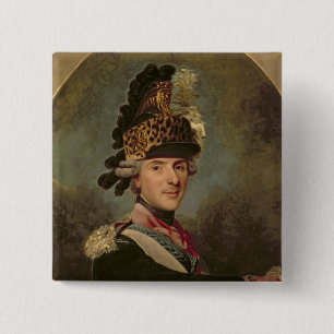 The Dauphin, Louis de France, 1760's 15 Cm Square Badge