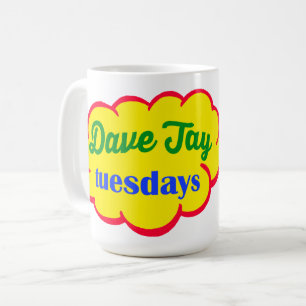 The Dave Jay Tuesday Classic Logo 15 Oz. Mug