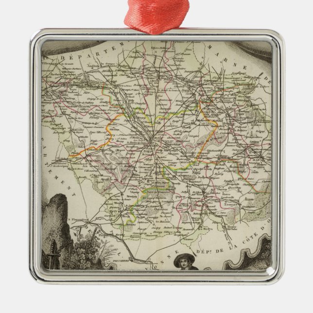 The dawn metal tree decoration (Front)