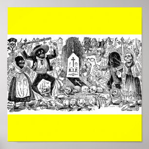 The Day of the Dead, Mexico. Circa early 1900's. Poster