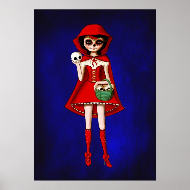 The Day of The Dead Red Riding Hood Poster (Front)