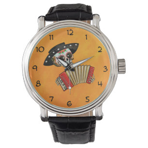 The Day of The Dead Skeleton El Mariachi Watch