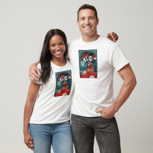 The Day of The Dead Skeleton Lovers T-Shirt