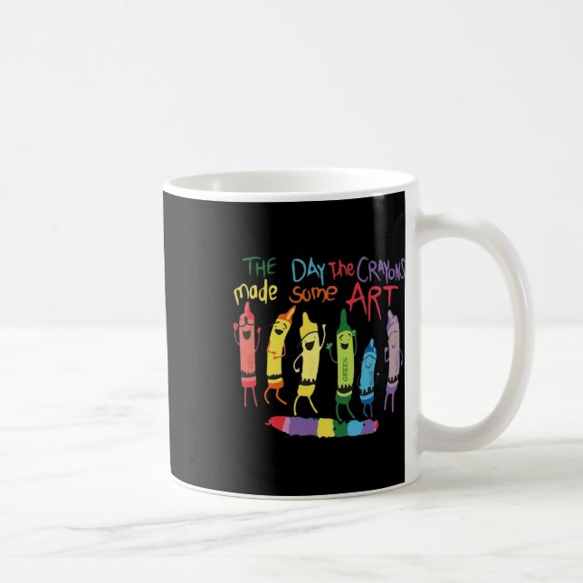 The Day The Crayons Quit Birthday Decorations Funn Coffee Mug (Right)