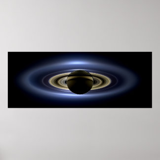 The Day the Earth Smiled by the Cassini spacecraft Poster
