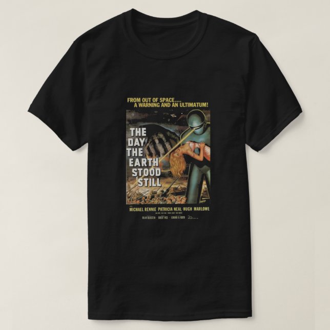 The Day the Earth Stood Still - old poster 1951 Es T-Shirt (Design Front)