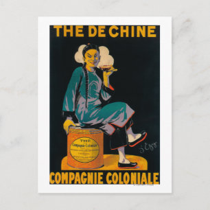 The De Chine, Colonial Company Promotional Poste Postcard