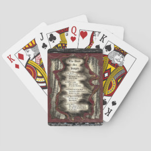 The Dead Are Judged Playing Cards