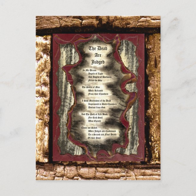 The Dead Are Judged Postcard (Front)