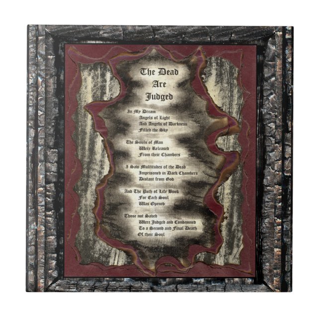 The Dead Are Judged Tile (Front)