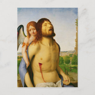 The Dead Christ Supported by an Angel, c.1475/78 Postcard