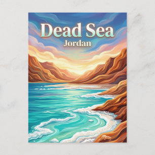 The Dead Sea Jordan Postcard