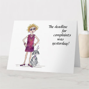 The Deadline for Complaints was Yesterday Sketch Card