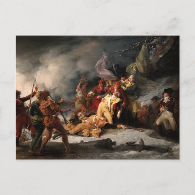 The Death of General Montgomery Postcard (Front)