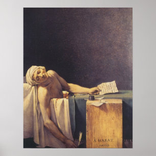 The Death of Marat Poster