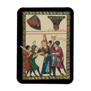 The Death Of Reinmar von Brennenberg Mediaeval Art Magnet