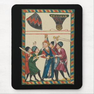 The Death Of Reinmar von Brennenberg Medieval Art Mouse Pad