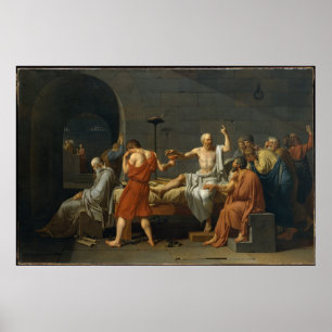 The Death of Socrates, 1787 Poster