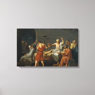The Death Of Socrates Canvas Print