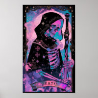 The Death Tarot Card Witchy Poster