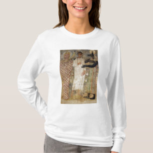 The deceased and his mummy protected by Anubis T-Shirt