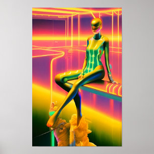 The Deep Ken Gauge Surrealism Poster