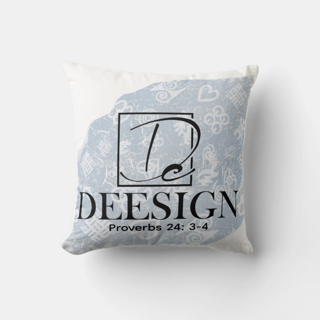 The Deesign Collective Button Cushion (Front)