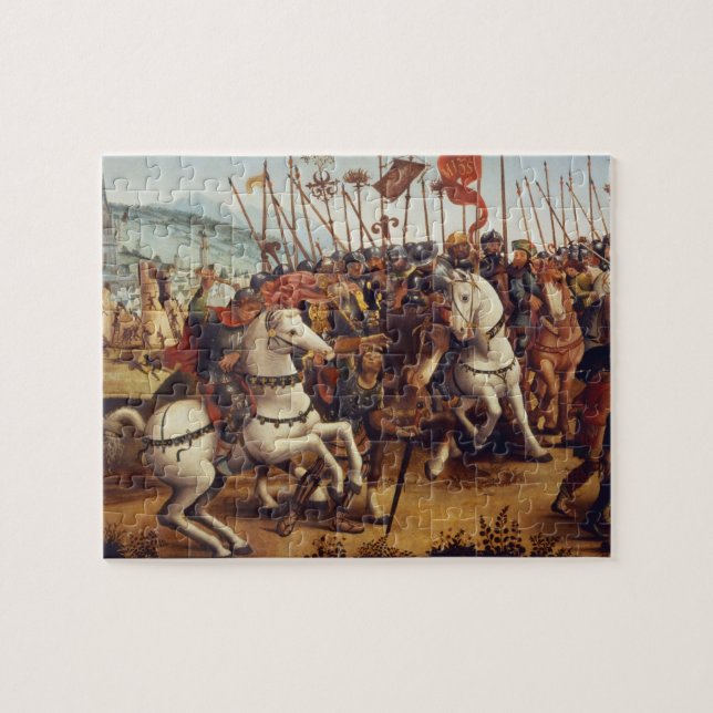 The Defeat of Athens by Minos, King of Crete, from Jigsaw Puzzle (Horizontal)
