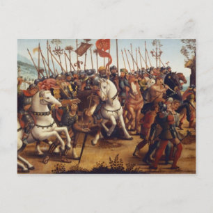 The Defeat of Athens by Minos, King of Crete, from Postcard