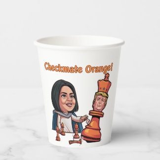 The Defeat Of The Orange King Paper Cups