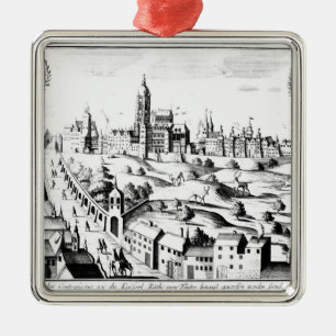 The Defenestration of Prague, 3rd August 1618 Metal Tree Decoration