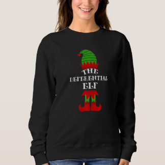 The Deferential Elf Christmas Matching Family Cowo Sweatshirt