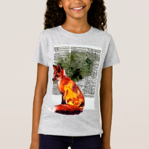 The Definitive Fox Instant Photo Watercolor T-Shirt