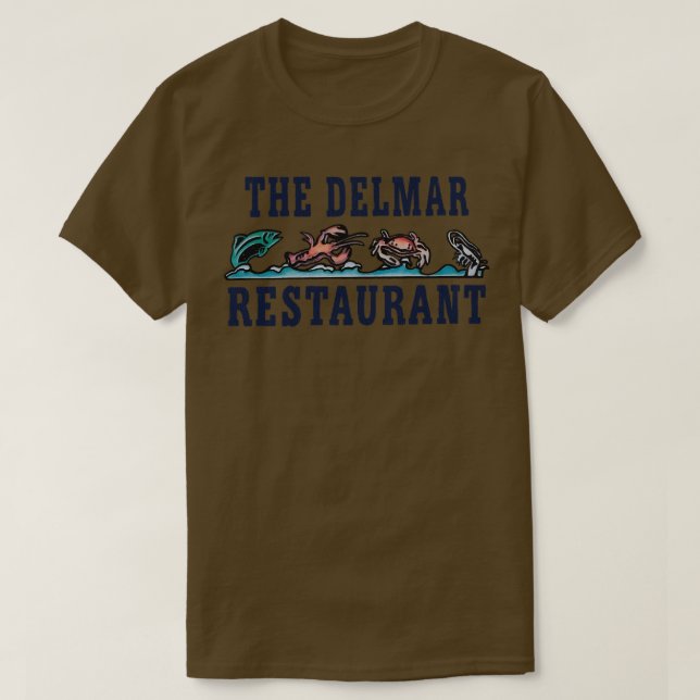 The Delmar Restaurant TShirt (Design Front)