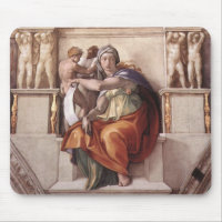 The Delphic Sibyl - Fresco Sistine Chapel