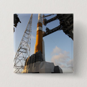 The Delta IV rocket 15 Cm Square Badge