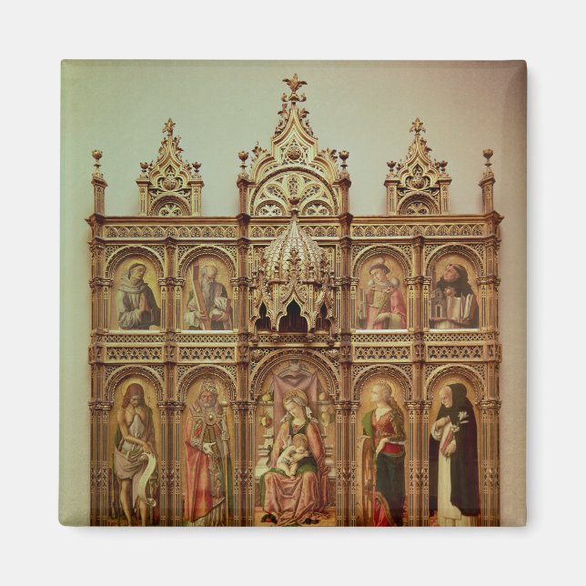 The Demidoff Altarpiece, 1476 Magnet (Front)