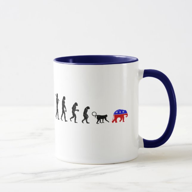 The Democratic Theory of Devolution Mug (Right)