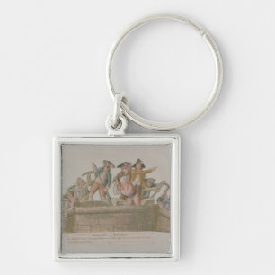 The Demolition of the Bastille, July 1789 Key Ring