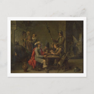 The Denial of St. Peter, 1646 (oil on canvas) Postcard