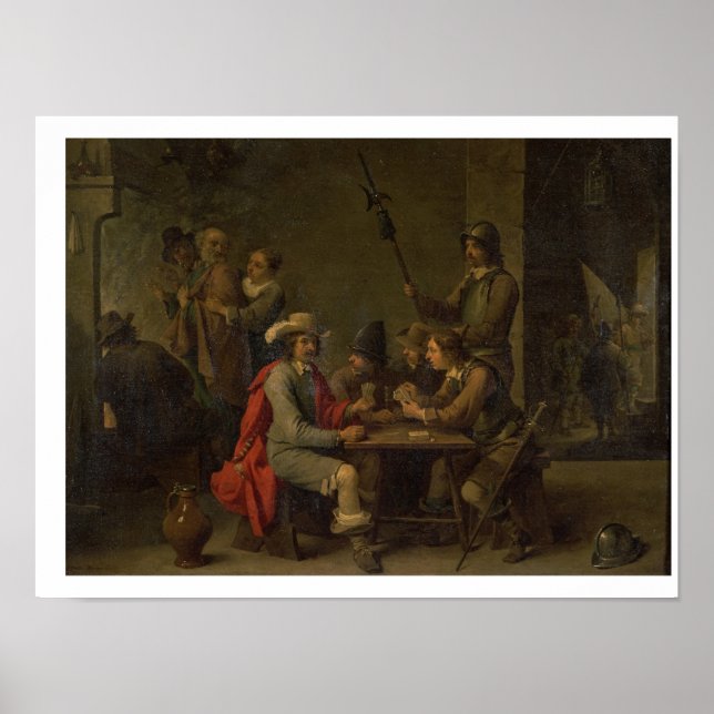 The Denial of St. Peter, 1646 (oil on canvas) Poster (Front)