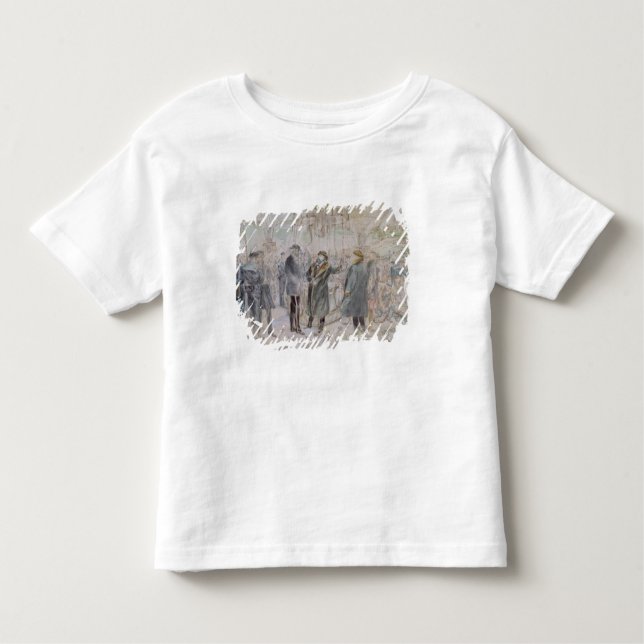 The Departure of Leon Michel Gambetta Toddler T-Shirt (Front)