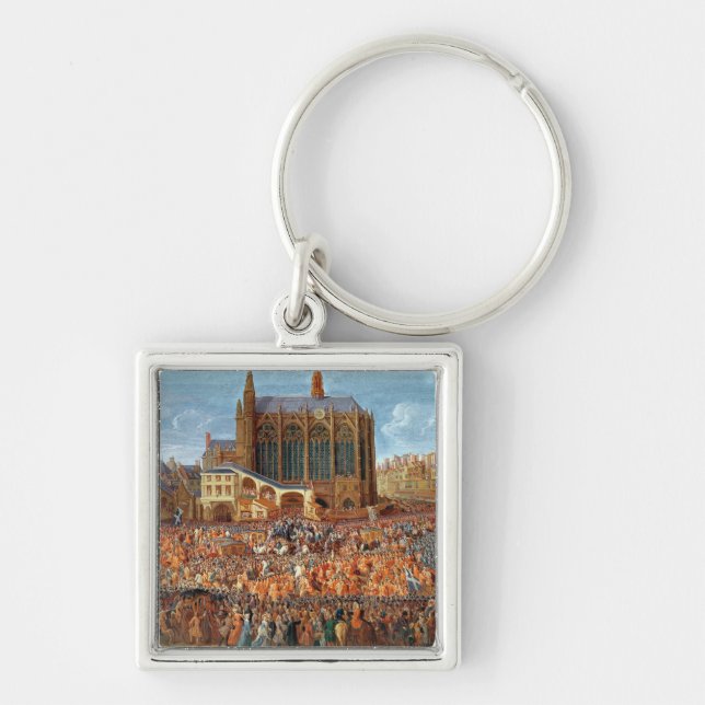 The Departure of Louis XV  from Key Ring (Front)