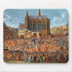 The Departure of Louis XV from Mouse Pad